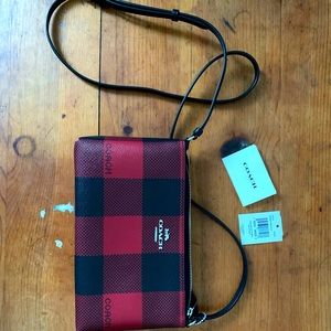 Coach Buffalo Plaid Crossbody